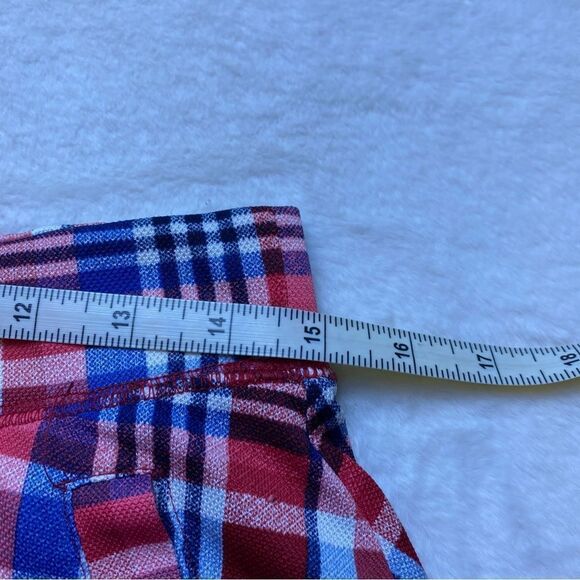 Talbots Plaid Skorts Red, White and Blue Size Small - Picture 8 of 9